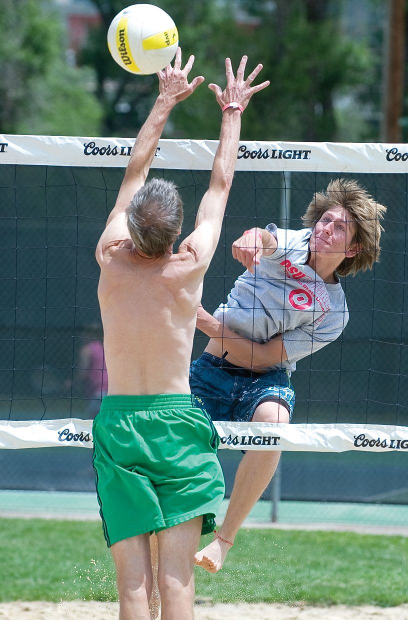 outdoor volleyball guy