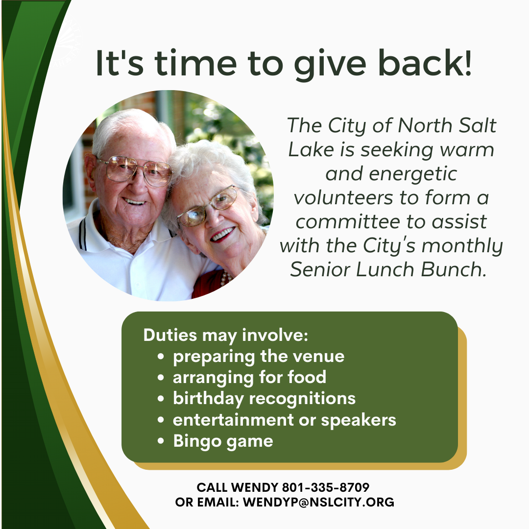 Seeking Volunteers Senior Lunch Bunch 9.20.22  Instagram