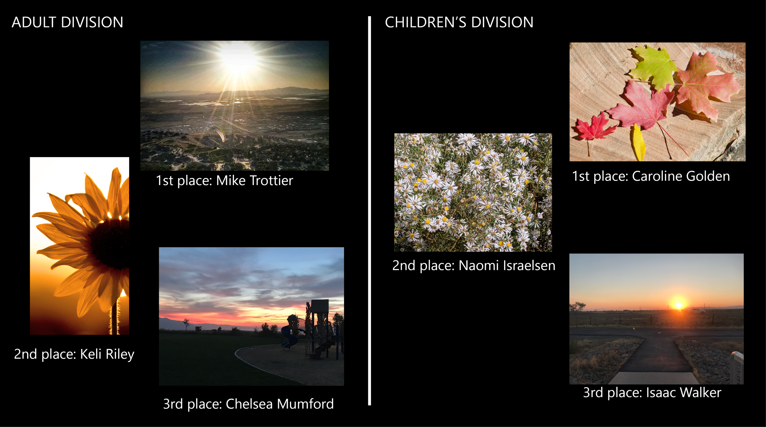 2020 Photo Contest Winners from newsletter